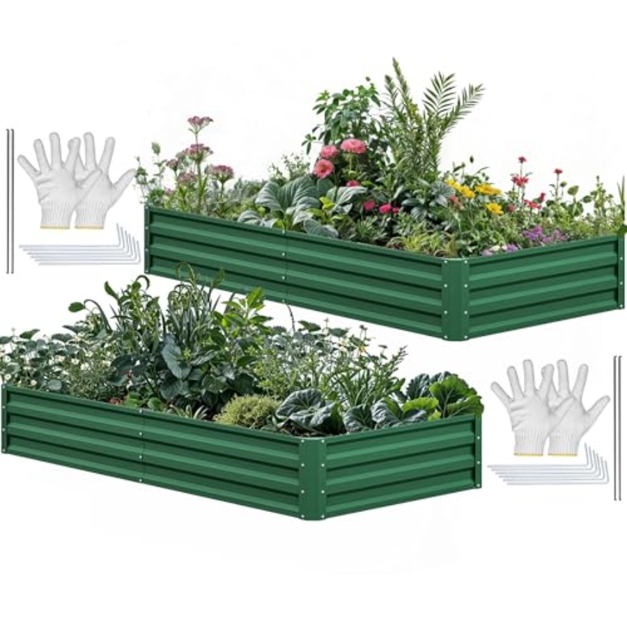 Garden Gloves - Raised garden bed kit for outdoor