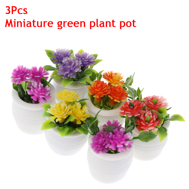 Plant Pot - 3Pcs Mini Simulation Of A Doll