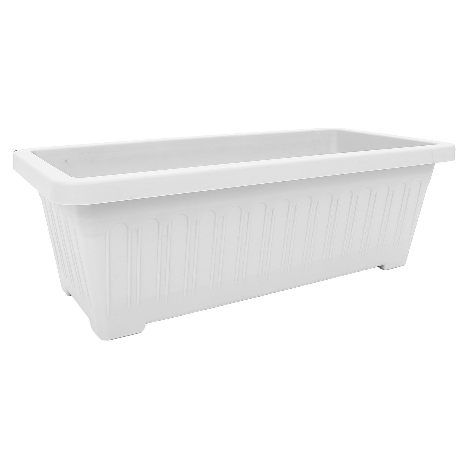 Indoor Herb Garden - Rectangular Balcony Vegetable Planter Box 18.19x11.22