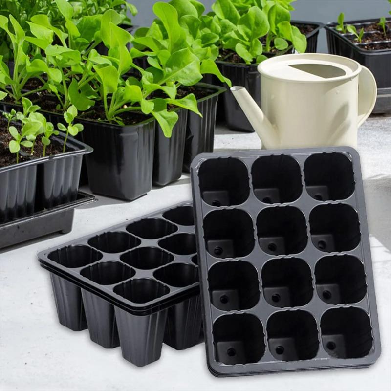 Seed Starter Tray - 12 Holes Vegetable Seedling Pots Seedling