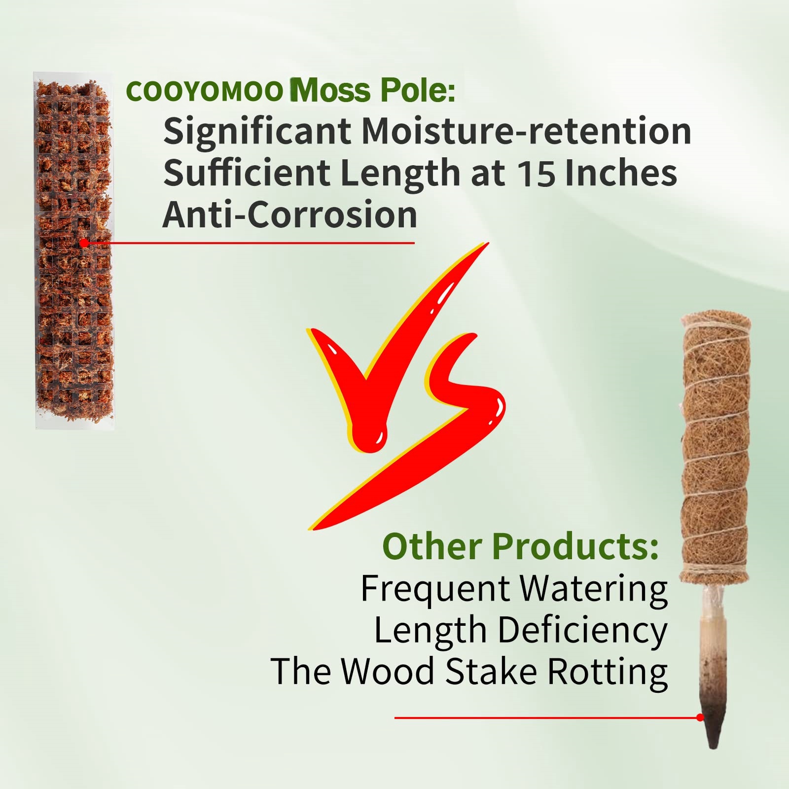 Moss Poles Plants Plant Suppor - Indoor Herb Garden review and price