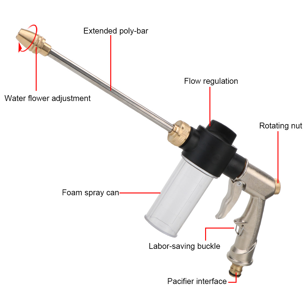 Long Foam Washer Car High Pres - Trowel Garden Tools review and price