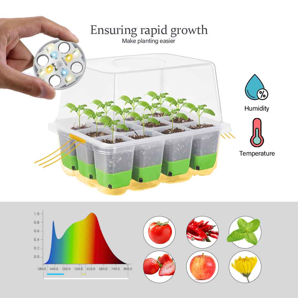 LED Grow Light Seedling Starte - Seed Starter Tray review and price