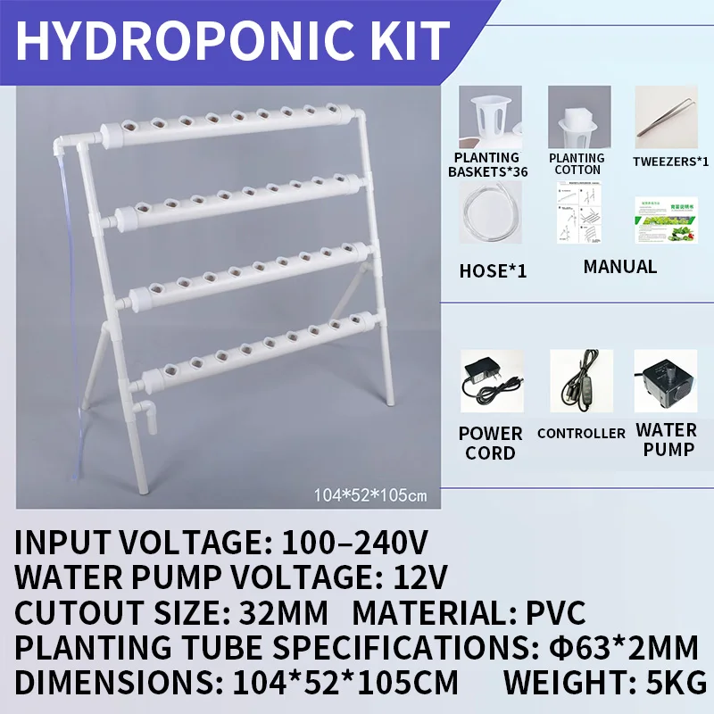 Soilless Growing System Kit, P - Hydroponic Kit review and price